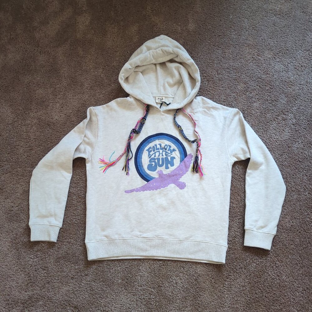 Five Jeans Paris Dream Atelier Hoodie Size Small